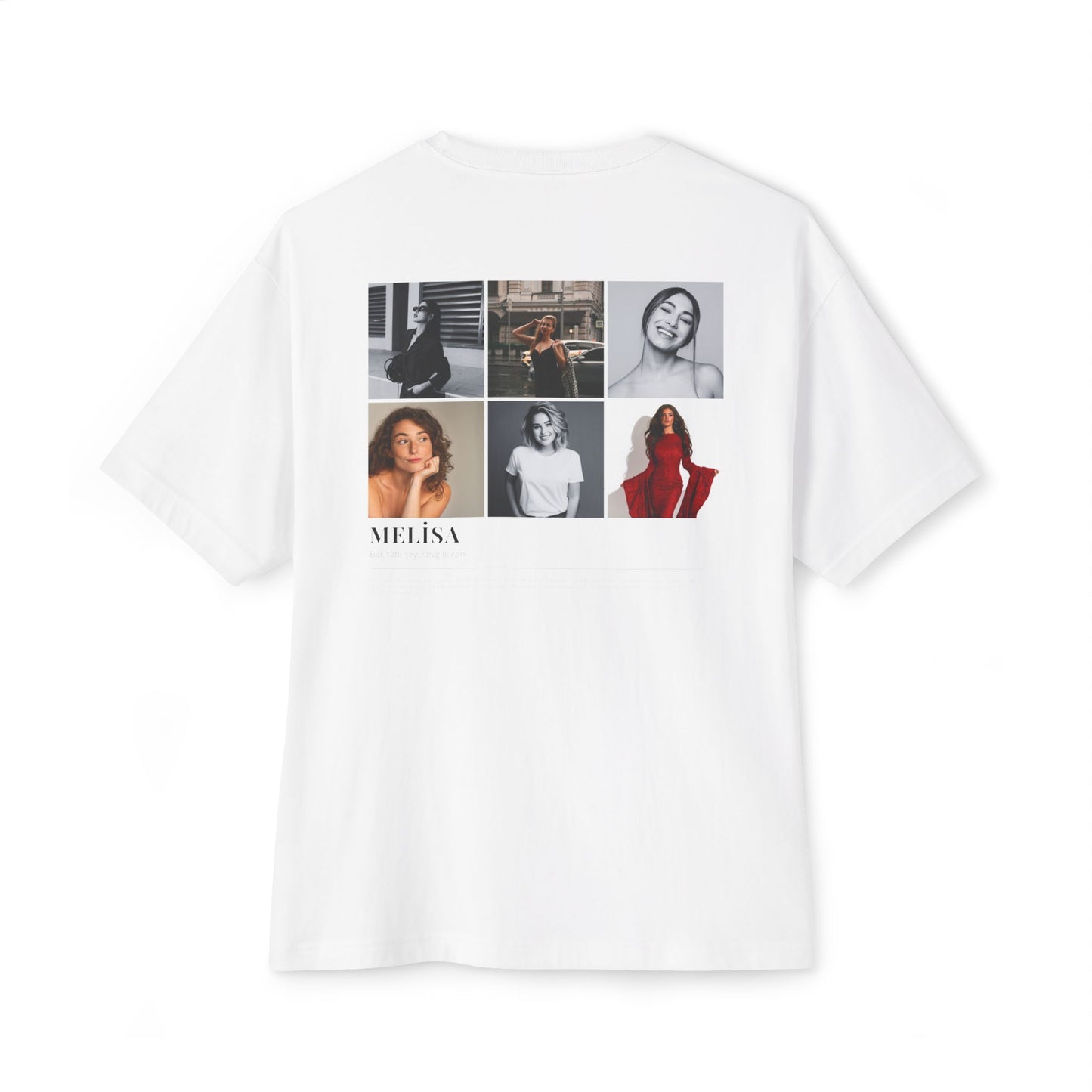 B'len Special Oversize T-Shirt Meaning Unisex Beyaz *Kişiye Özel Baskı