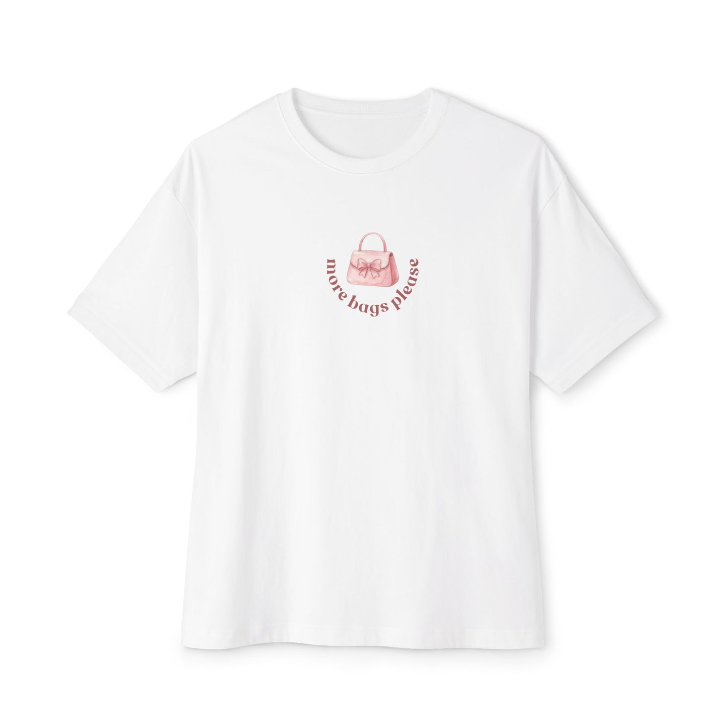 B'len Circle Oversize T-Shirt More Bags Please Beyaz